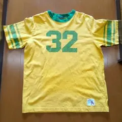 アバクロンビー ナンバリングTシャツ M 黄色