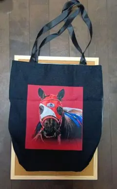 競馬　サラブレッド　フォーエバーヤング　トートバッグ　ブラック