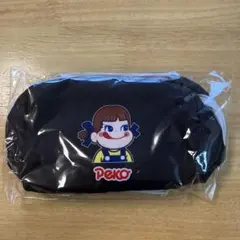 不二家 ペコちゃん リバーシプルポーチ(ブラック)
