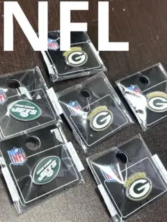NFL 그린베이 패커스 핀 배지 6개 세트