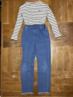 CIAOPANIC TYPY 裾スリットデニムレギパンコーデセット