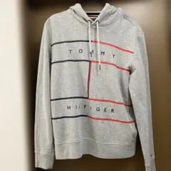 TOMMY HILFIGER パーカー グレー L