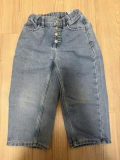 GU デニム ロングパンツ 110cm