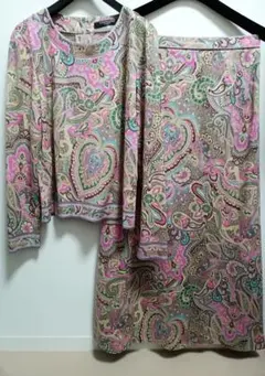 未着用 ETRO シルクペイズリー総柄 トップス 46 イタリア製 - メルカリ