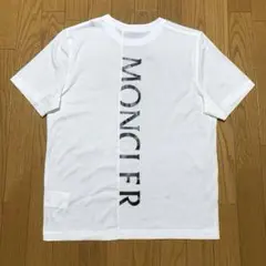 新品同様　モンクレール　バックロゴ　Ｓ　ホワイト Tシャツ　4S402