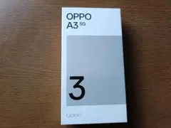 新品シュリンク付き】OPPO A3 5G シュリンク付き2台セット - メルカリ