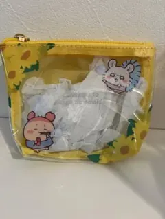 ちいかわ クリアポーチ ひまわり　えにまいくじ　古本屋　モモンガ