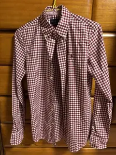 RALPH LAUREN スリムフィット チェックシャツ 赤　サイズ4