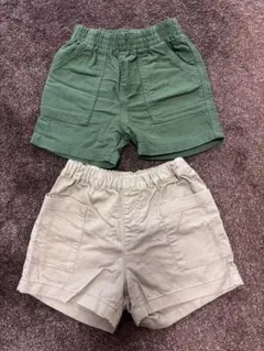 ショートパンツ2枚セット 90サイズ