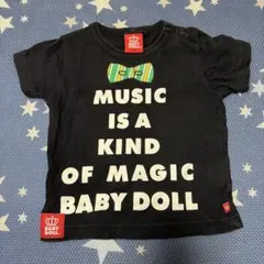BABYDOLL ベビー Tシャツ 80cm ブラック