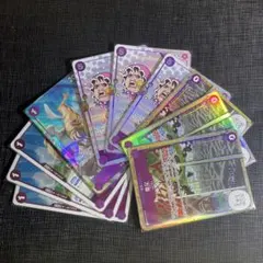 ワンピースカードゲーム　紫エネルデッキパーツ オーム 万雷 セニョール・ピンク