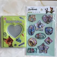 ズートピア ウォーターシール＆ミニアルバム 2点セット