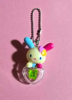 当時物】 サンリオ ウサハナ ボールチェーンマスコット ストラップ 