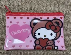Hello Kitty フラットポーチ キティ サンリオ ポーチ ラテくまのサムネイル