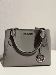 【美品】MICHAEL KORS グレー ハンドバッグ