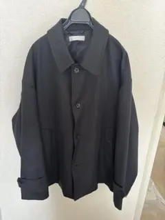 アンシェヌマン スタンドカラー ブルゾン ジャケット チャコールグレー 