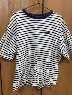 マルチボーダー柄OGゴリラプリントTシャツ　120