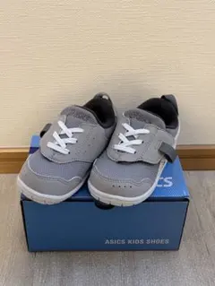 ASICS キッズスニーカー グレー