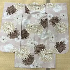 七歳お祝い着　未使用品　くすみピンク　菊柄　七五三のサムネイル