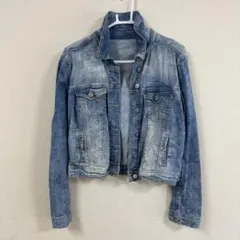 ZARA BASIC DENIM デニムジャケット ライトブルー USED感