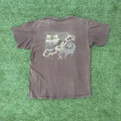 90s パフォーマンス　オールドサーフ　地図　グラフィック　tシャツ 短丈　USのサムネイル