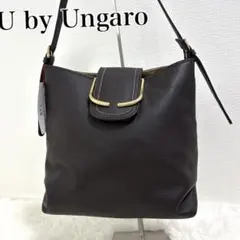 ✨未使用✨タグ付ユーバイウンガロ 日本製 本革ショルダーバッグ 