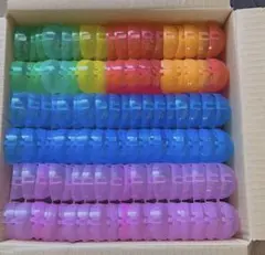 カプセルトイ用カラフル容器セット 空のカプセル150個