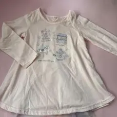 淡いピンク 長袖カットソー