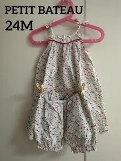 PETIT BATEAU プチバトー 花柄 ワンピース セット24m/86cm