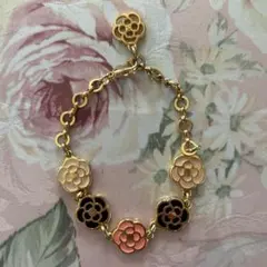 【美品】クレイサスＣＬＡＴＨＡＳ　カメリアブレスレットのサムネイル