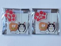 おそ松さん　松犬　ミニアクスタ　レトリバー・ボストン（チョロ松・一松）