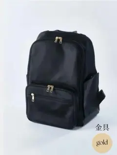 新品未開封品 EmiriaWiz リュックMブラック ゴールド金具 - メルカリ