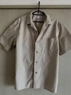 UNIQLO 半袖シャツ オープンカラーシャツ