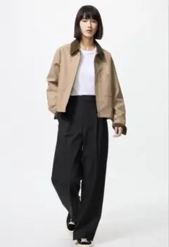 ユニクロ　タッグワイドパンツ