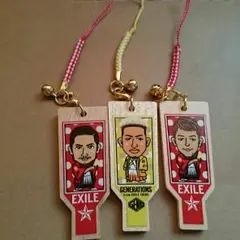 羽子板ストラップセット