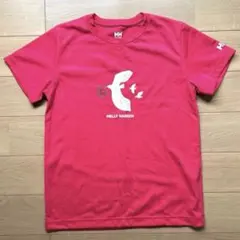 140 ヘリーハンセン Tシャツ スポーツ ピンク 鳥 速乾 スポーツ ミズノ