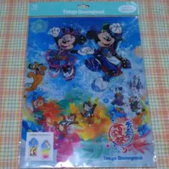 ★TDL★ディズニー夏祭り★クリアホルダー★35周年★ディズニー★新品★