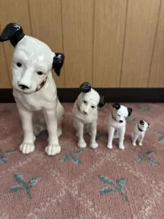 【ヴィンテージ】ニッパー犬 陶器フィギュア 6体セット 箱付あり ヴィンテージ】ニッパー犬 陶器フィギュア 6体セット 箱付あり - メルカリ