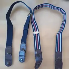 ネイビー ストライプ 　子供用ベルト