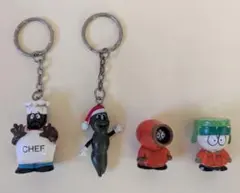 South Park キーホルダー、 フィギュア4点セットのサムネイル