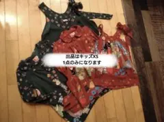 ●③XS 赤 ムチャチャ あちゃちゅむ 赤ずきん ワンピース チュニック お揃いのサムネイル