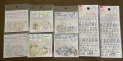 サンリオ キャラクター フレークシール ぷっちりシール　8パックセット