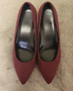 GU パンプス ワインレッド 24cm