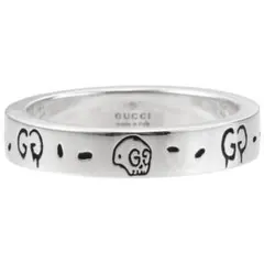 GUCCI シルバーリング ゴースト スカル GGロゴ - メルカリ