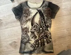 Y2K Ed Hardy エドハーディ シースルートップス シャツ Sのサムネイル