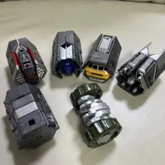 ウルトラマンガイア　戦闘機　6個セット