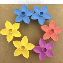 LEGOデュプロ花パーツ 6個セットのサムネイル