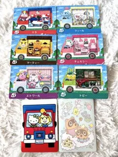 あつまれどうぶつの森 サンリオ amiiboカード コンプリート6枚シール付き