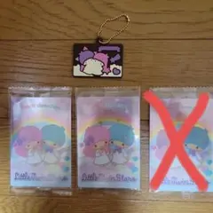 ☺️サンリオキャラクターズ☺️キャラパキ ラバーマスコット リトルツインスターズ