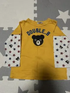DOUBLE.B 長袖Tシャツ 90cm ミキハウス